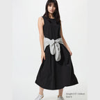 UNIQLO Women's Ultra Stretch AIRism Dress (Sleeveless) - 09 BLACK
