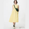 UNIQLO Women's Ultra Stretch AIRism Dress (Sleeveless) - 41 YELLOW