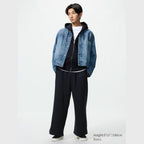 UNIQLO Women's Wide Sweat Trousers - 01 OFF WHITE