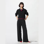 UNIQLO Women's Wide Sweat Trousers - 09 BLACK