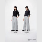 UNIQLO Women's Wide Sweat Trousers - 09 BLACK