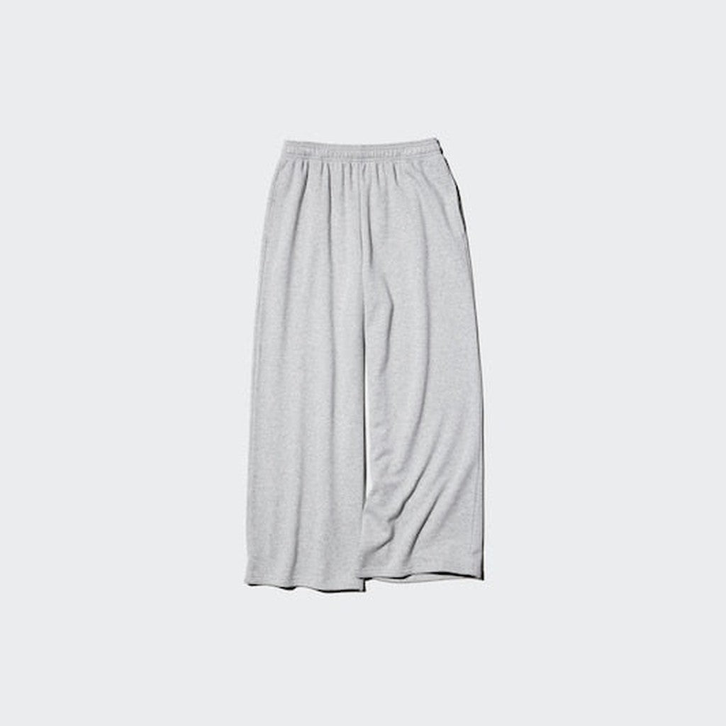 UNIQLO Women's Wide Sweat Trousers - 09 BLACK
