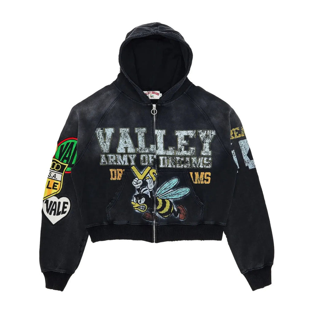Vale Forever Army Zip Up [] Black