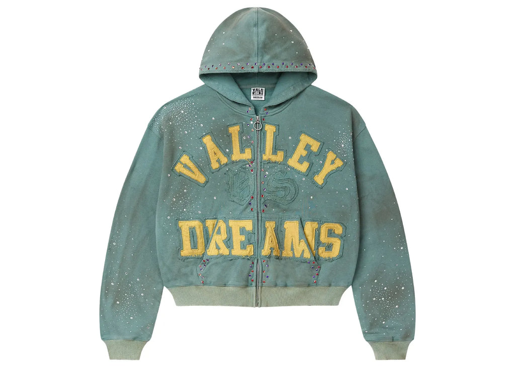 Vale Forever Bank Zip Up Dark Mint