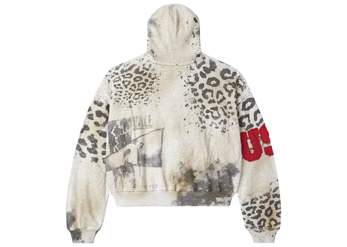 Vale Forever Cheetah Zip Up Grey