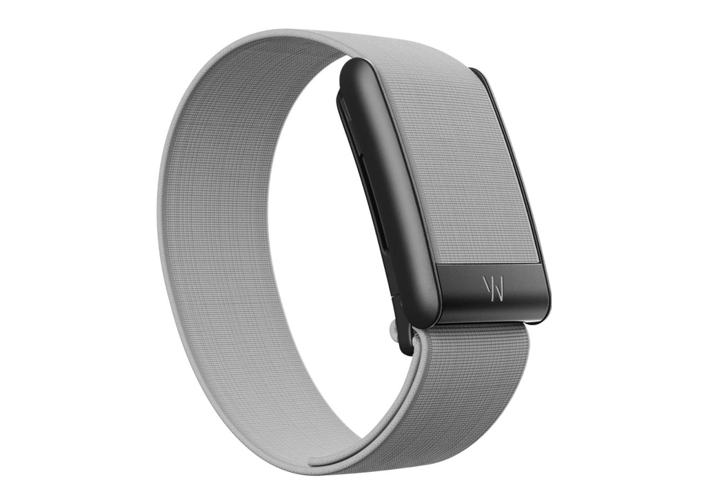 Whoop 5.0 Ash Grey Core Knit Band - 12 Month Peak Membership